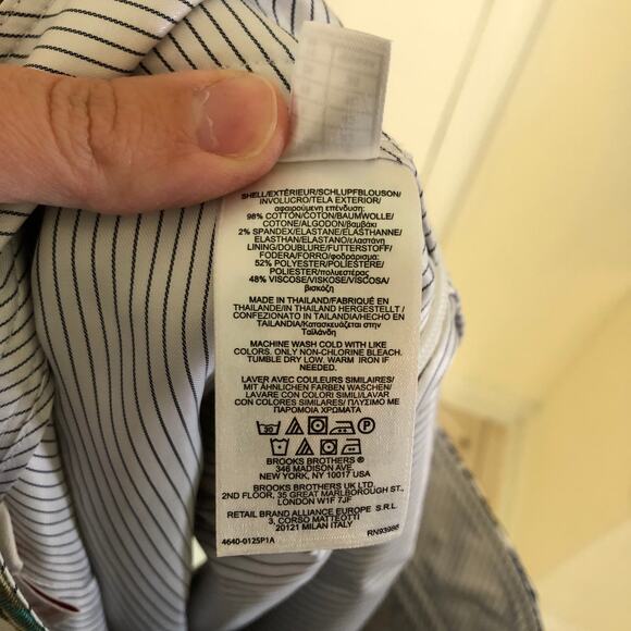 Brooks Brothers 1818 Red Fleece NWOT Women's Floral Mini Skirt Size 6 - Picture 5 of 7